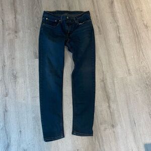 Levi’s skinny taper blue denim jeans